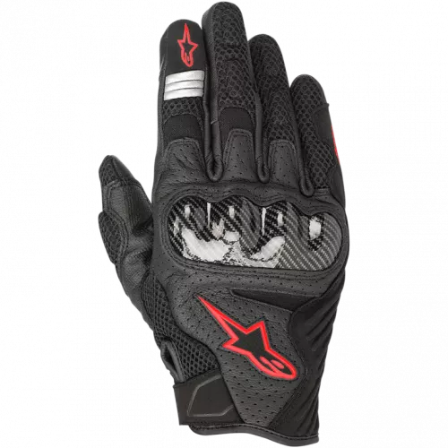 GUANTES ALPINESTARS SMX-1 AIR NEGRO ROJO