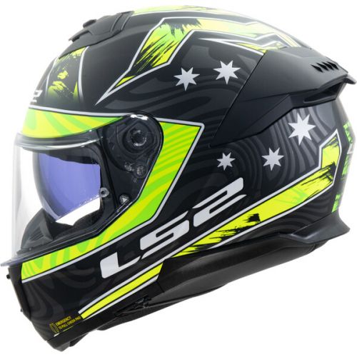 CASCO LS2 FF808 STREAM II GALDAM NEGRO AMARILLO