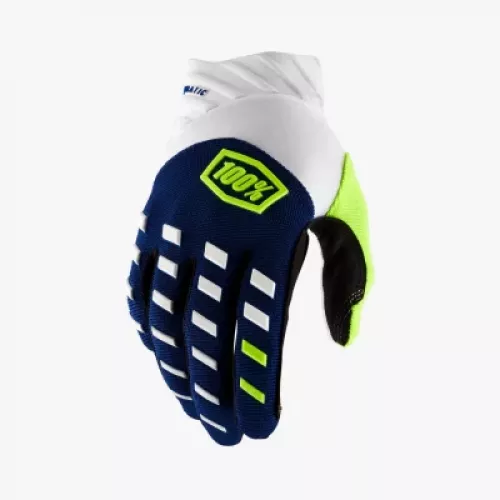 GUANTES 100% AIRMATIC MARINO/BLANCO