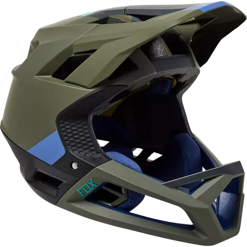 CASCO BMX FOX PROFRAME BLOCKED VERDE OLIVA