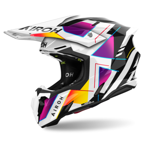 CASCO AIROH TWIST 3.0 RAINBOW BRILLO