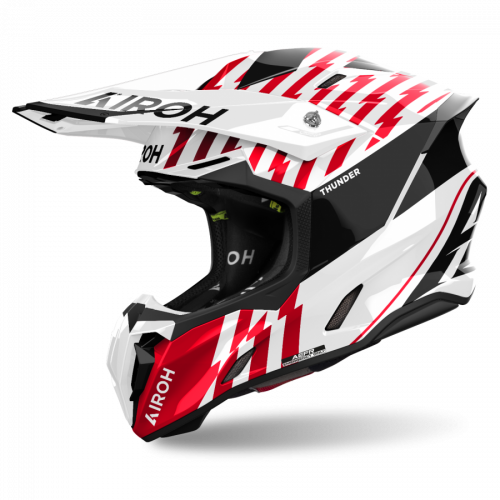 CASCO AIROH TWIST 3.0 THUNDER ROJO BRILLO