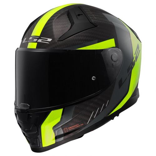 CASCO LS2 FF811 VECTOR II CARBON GRID MATT AMARILLO