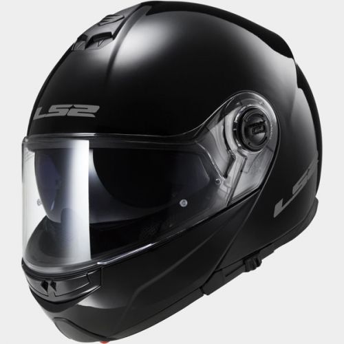 CASCO LS2 FF325 STROBE NEGRO BRILLO