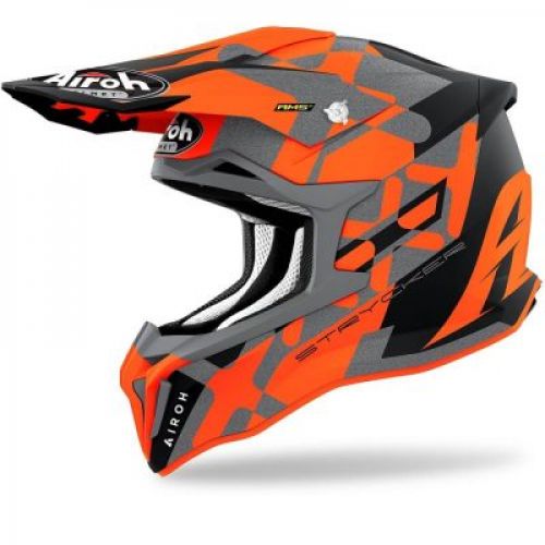 CASCO AIROH STRYCKER XXX NARANJA MATE