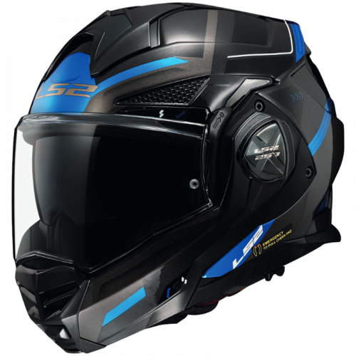 CASCO LS2 FF901 ADVANT X SPECTRUM NEGRO TITAN AZUL