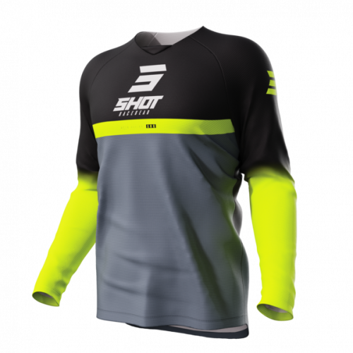 CAMISETA SHOT KID REFLEX NEGRA