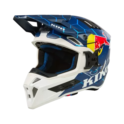 CASCO KINI EXC RED BULL 1.0 AZUL BLANCO