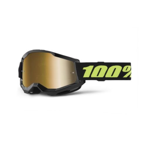 GAFAS 100% STRATA 2 M2 SOLAR ECLIPSE LENTE ORO
