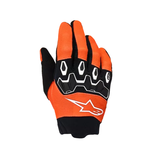 GUANTES ALPINESTARS YOUTH FULL BORE V2 NEGRO NARANJA