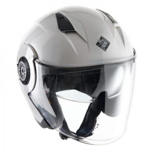 CASCO TUCANO URBANO JET EL´TANGE BLANCO BRILLO