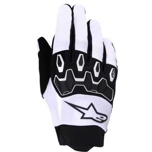 GUANTES ALPINESTARS FULL BORE V2 NEGRO BLANCO