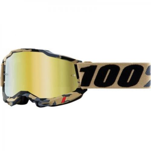 GAFAS 100% ACCURI 2 TARMAC LENTE ESPEJO ORO
