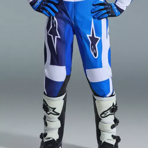 PANTALON ALPINESTARS YOUTH FLUID PORTL AZUL BLANCO