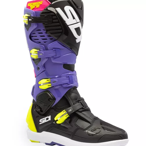BOTAS SIDI CROSSFIRE-3 SRS VIOLETA-NEGRO-FLUOR