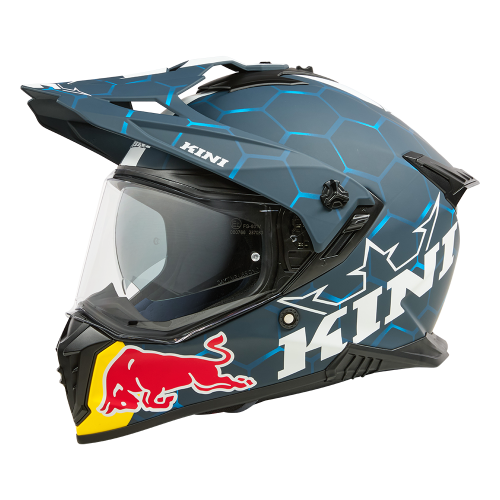 CASCO KINI ADV X RED BULL 2.0 AZUL BLANCO