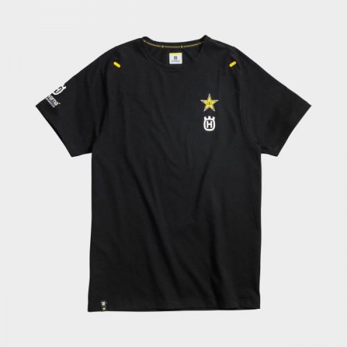 CAMISETA HUSQVARNA FACTORY TEAM NEGRA