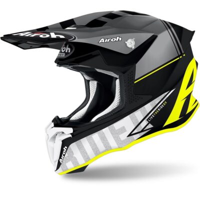 CASCO AIROH TWIST 2.0 AMARILLO MATE TECH