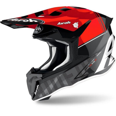 casco airoh twist2-0-red gloss tech