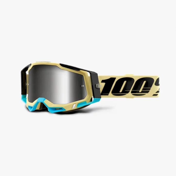 GAFAS 100% RACECRAFT 2 AIRBLAST LENTE ESPEJO PLATA