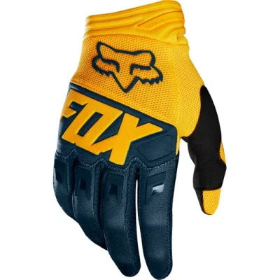 GUANTES FOX DIRTPAW RACE NAVY AMARILLO 01