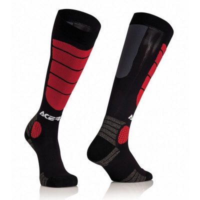 calcetines-acerbis-mx-impact-negro-rojo