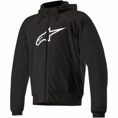 SUDADERA ALPINESTARS CHROME SPORT HOODIE NEGRA 01