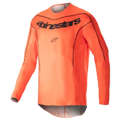 CAMISETA ALPINESTARS FLUID LURV NARANJA NEGRO 02