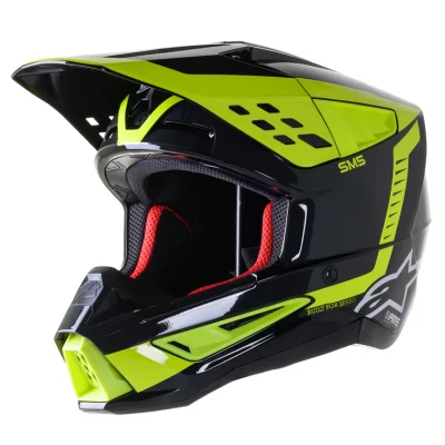 CASCO ALPINESTARS SM5 BEAM NEGRO ANTRACITA AMARILLO FLUOR 01