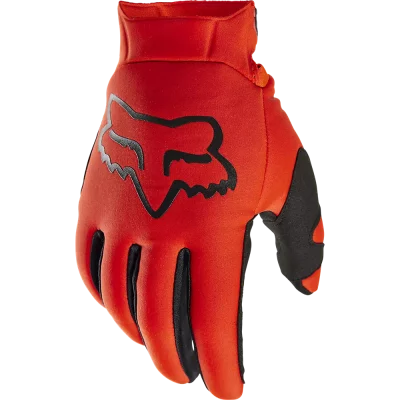 GUANTES FOX DEFEND THERMO naranja 02