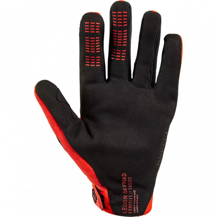 GUANTES FOX DEFEND THERMO naranja 02