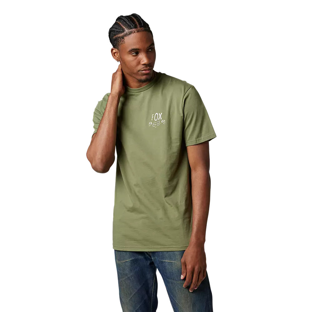 camiseta fox premiun no contest verde