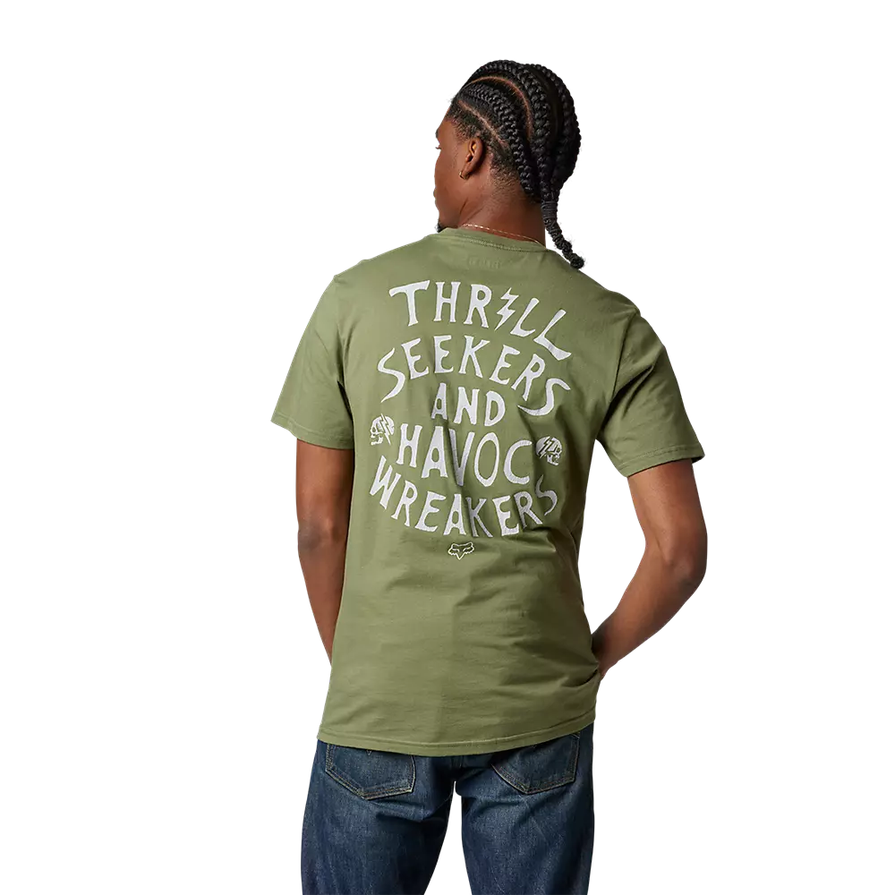 camiseta fox premiun no contest verde