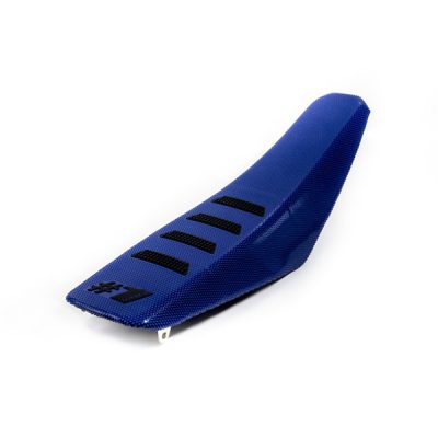 FUNDA DE ASIENTO ONE GRIPPED RIBBED AZUL NEGRO 01