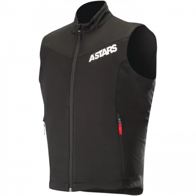 chaleco alpinestars session race negro rojo