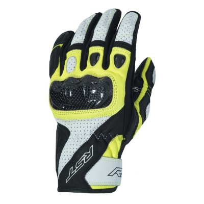 GUANTES RST STUNT 3 FLUOR NEGRO