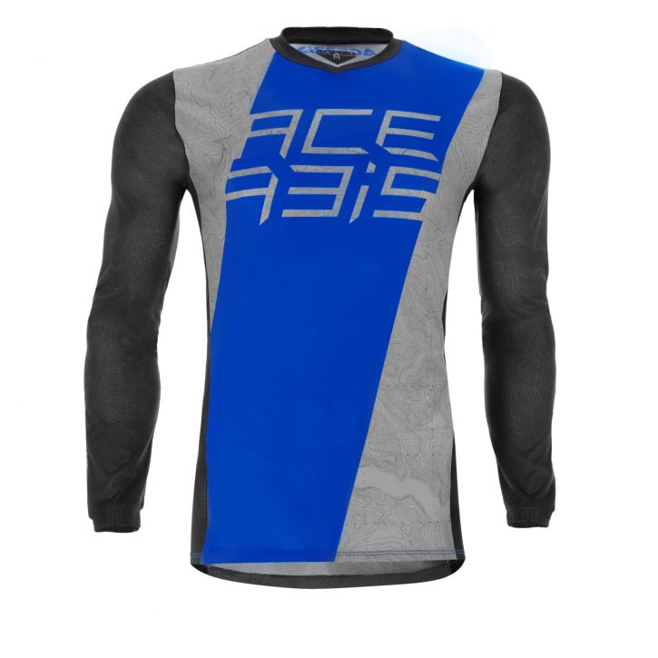 camiseta acerbis mx j-track one azul gris