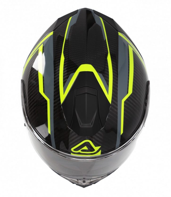 casco acerbis capacete tarmak amarillo gris