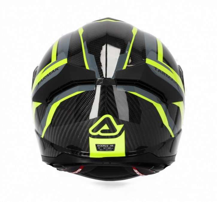 casco acerbis capacete tarmak amarillo gris