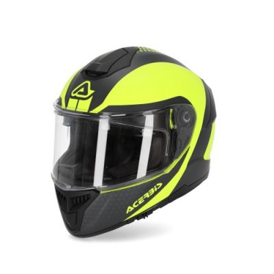 casco acerbis integral krapon amarillo negro