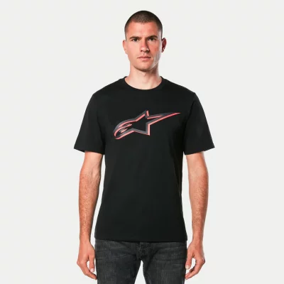 CAMISETA ALPINESTARS-fr_ageless-shadow-csf-tee_NEGRO ROJO 01