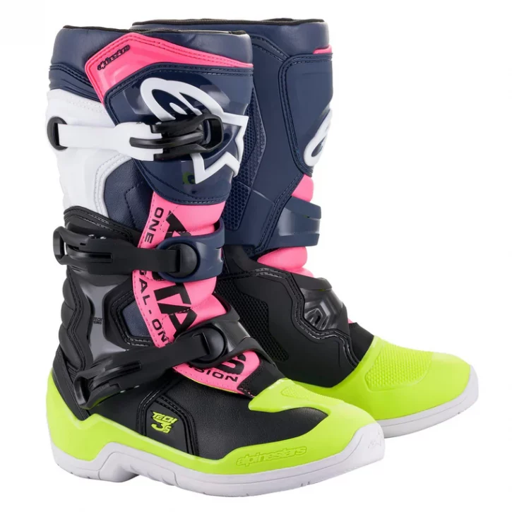 BOTAS ALPINESTARS TECH 3S NEGRO ROSA FLUOR