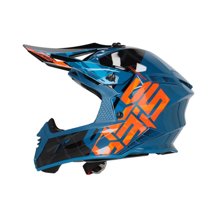 casco acerbis mx-track negro y verde