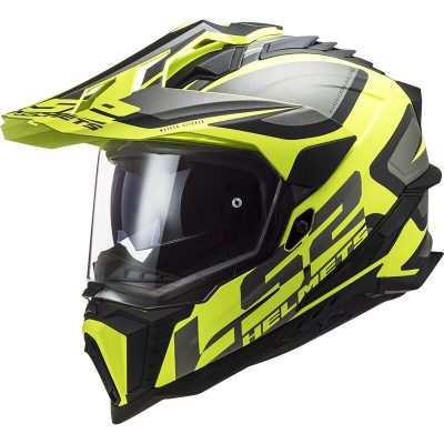 casco ls2 mx701 alter negro mate amarillo