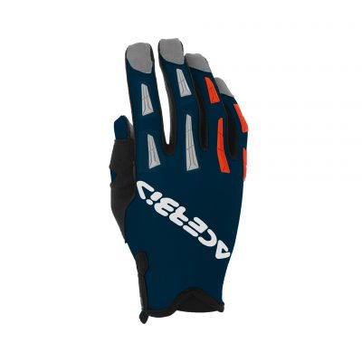 guantes acerbis mx x-p azul oscuro