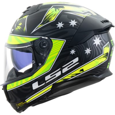 CASCO LS2 FF808 STREAM II GALDAM NEGRO AMARILLO