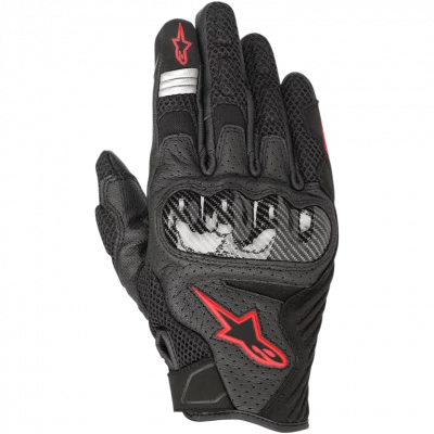 GUANTES ALPINESTARS SMX-1 AIR V2 NEGRO ROJO