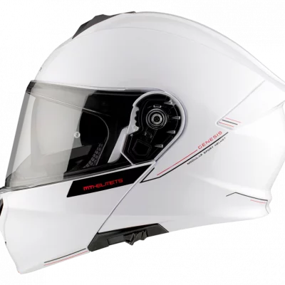 casco mt genesis sv blanco brillo