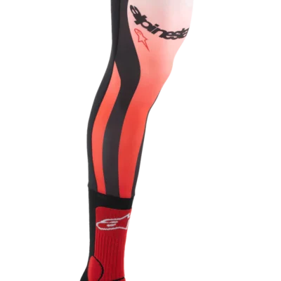 MEDIAS ALPINESTARS KNEE BRACE SOCKS NEGRO NARANJA