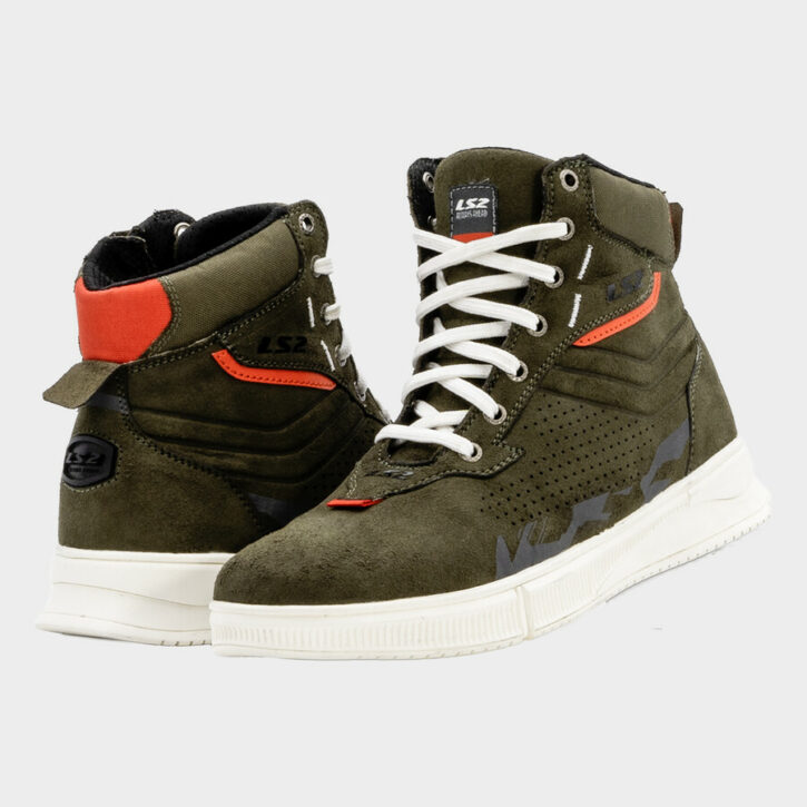 BOTAS LS2 CHROME VERDE